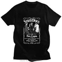 Bungou Stray Dogs Japanese Anime Tshirt Dazai Osamu Classic Friends Party T Shirt Summer Cotton Casual  T-Shirt Streetwears S juoda