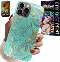Etui Do Iphone 13 Pro - Marmurkowe Wzory + Szkło Hartowane