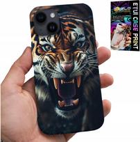 Etui Do Iphone 15 Plus - Tygrys Lew Safari Zwierzęce Wzory Plecki