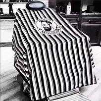 Hairdressing Bibs Retro Stripes Non-Stick Hair Baking Apron Comfortable And Breathable Hairdressing Supplies Hairdressing Bibs juoda