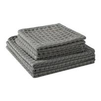 Waffle Pattern Coffee Milk Tea Shop Bar Cleaning Cloth Household Absorbent Kitchen Dish Cloth Pineapple Pattern Cloth 30mm 30mm 2Pcs tamsiai pilka spalva