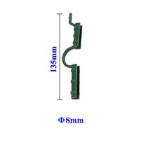 2pcs Greenhouse Film Frame Tube Clip Lamination Compression Fixed Card Rotatable Garden Climbing Rattan Bracket Rod Connector