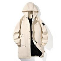 L-9XL Plus Fat Plus Size Fake Two-piece Long Windbreaker Spring Men's Jacket 4XL chaki