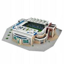 Habarri 3D Puzzle Stamford Bridge Stadium Model 45 Pieces No Glue Assembly Realistic Design Compact Size for Football Fans 45