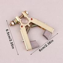 Carbon Brush Holder Scissors Double Foot Type For Motor Power Tool Hole Dia12mm Copper Carbon Brush Holder