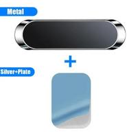 Metal Strong Magnetic Car Phone Holder Magnet 360° Swivel Cell Phone Stand in Car GPS Support For iphone Xiaomi Huawei Samsung