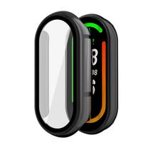 Screen Protector For Xiaomi Mi Band 10 9 8 NFC screen protector Anti-fall Hard PC bumper Tempered Glass+Cover Mi Band 10 Case for Mi Band 10 juoda