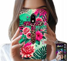 Etui Do Samsung Galaxy J5 2017 - Krzyż, Róża Chrześcijaństwo Jezus Plecki