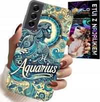 Etui Do Samsung Galaxy S22 Plus - Znak Zodiaku, Wodnik, Astronomia Plecki