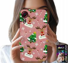 Etui Do Samsung Galaxy Xcover 7 - Świąteczne Renifery Choinki Laska Wzory