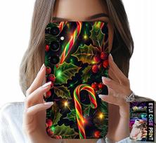 Etui Do Samsung Galaxy S25 Plus - Laska Cukrowa, Jemioła, Choinka + Szkło
