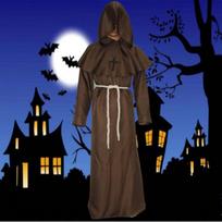 Medieval Monk and Wizard Halloween Cosplay Costume Extra Large ruda