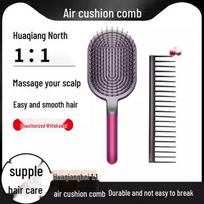 Unisex Air Cushion Scalp Massage Comb for Fluffy Styling rožės raudonumo spalva
