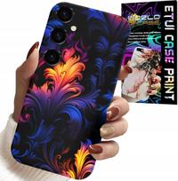 Etui Do Samsung Galaxy A16 4/5G - Abstrakcyjne Kolorowe Wzory + Folia