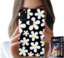 Etui Do Samsung Galaxy A21S - Stokrotka, Stokrotki, Kwiatki, Plecki