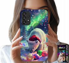 Etui Do Samsung Galaxy A23 5G - Świąteczny Niedźwiedź Bombki Case +Folia