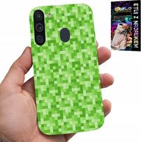 Etui Do Samsung Galaxy A21 - Wzory Z Gier Z Gry Piksel Piksele Plecki