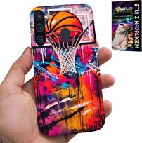 Etui Do Samsung Galaxy A21 - Koszykówka Nba Uliczne Graffiti Kosz Fan