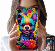 Samsung Galaxy A55 5G Tok - Virágmintás Dog York Hátizsák