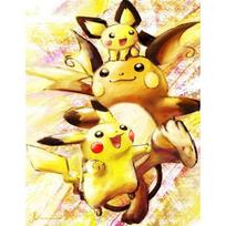 Full 5D Diy Diamond Painting Cartoon thunderbolt Embroidery Cross Stitch Home Decor Handmade Gift 25x30cm