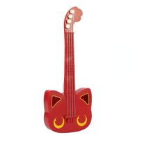 Vaikų gitara imituojantis grojamas kūdikis Yukri berniukai ir mergaitės pradedančiųjų muzikos instrumentų žaislai gimtadienio dovana 45*18*5.5cm raudona