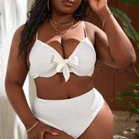 Moteriškas bikinis seksualus maudymosi kostiumėlis aukštu juosmeniu paplūdimio maudymosi kostiumėlis, moteriškas vasaros maudymosi kostiumėlis, didelis dydis 4XL 0XL