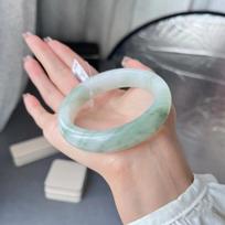 1 vnt. natūralaus nefrito apyrankės Madinga žavinga nefrito apyrankės moteriška dovana 54MM