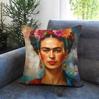 F-Frida K-Kahlo Painting Art Cushion Cover Comfortable Reversible Pillow Cover Ideal for Car Sofa Bedroom & Beyond 30cmx30cm