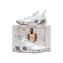 Li Ning WOW12 Cushioning Slip Resistant Abrasion Resistant Breathable Rebound Grip Mid top Performance Basketball Shoes ABAV013-MA 40
