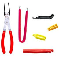 6 vnt./rinkinys Metalinės saugiklių traukimo replės Neslystanti gnybtas Saugiklių traukimo įrankis Naujos relės traukimo replės 6Pcs/Set