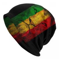 Custom Reggae Rasta Power Flag Lion Bonnet Hats Fashion Knitting Hat  Autumn Winter Warm Jamaica Pride Skullies Beanies Caps Beanies Hat