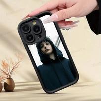 Finn Wolfhard Aktorius Dainininkas Silikoninis Minkštas Telefono Dangtelis Skirtas IPhone 17 16 15 14 Plus 13 12 Mini 11 Juodas Dangtelis iPhone 12pro max