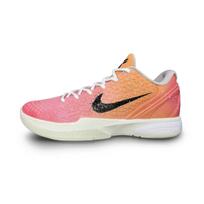 Nike Zoom Kobe 6 Protro 'All Star 2.0' Cushioning Slip Resistant Low top Basketball Shoes Men's Pink Orange FQ3546-100(Team258-) 41