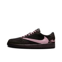 Travis Scott x Jordan Air Jordan 1 Amortizuojantys Neslystantys Žemi Krepšinio Batai Unisex Rožiniai Rudi DM7866-202(Komanda-)-Atsitiktinės pakuočių maišeliai 35.5 black