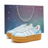 Adidas VL Court Bold jūros druskos pėdos atspaudo neslystantys dilimui atsparūs žemi krepšinio batai moteriški mėlyni balti IH3083(Komanda2480--) 38 gray