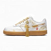 Nike Court Vision 1 Low top Skateboard Shoes Unisex White Gold CD5463-105(Team357-) 41 white