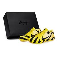 Nike Zoom Kobe 4 Basketball Shoes Unisex Low Top Black/Yellow IH0587-700(Team80-S-BOX) 44
