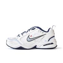 Nike Air Monarch 4 Slip Resistant Abrasion Resistant Low top Chunky Sneakers Unisex White Purple 415445-102(Team354-) 40