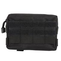 Mini nailoninis taktinis karinis modulinis „Molle Utility Tools“ juosmens maišelio dėklas juoda