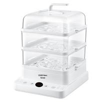 Zhigao Multi-functional 24L Electric Steamer with Visible Lid and Three Layers Buy 500-1000 Units white