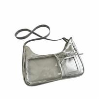 Shoulder Strap Transparent Ita Bag DIY Badge Shoulder Bag PU Leather Messenger Bag  Lolita Style sidabras
