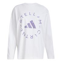 Adidas Stella McCartney Loose Fit Round Neck Long Sleeve T-Shirt Women Tops JM3680 2XS