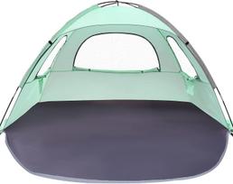 Portable Ventilated Sunshade Tent: Quick Setup, Windproof, Multi-functional Outdoor Shelter for Beach, Park, or Camping. 210*140*115CM【1-2 people】