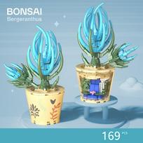 3D Puokštė Statybinės kaladėlės Žaislai mergaitėms Gėlės Žiedai Bonsai Modelis Namų dekoravimas Vaikų Surinkimas Plytos Žaislai Mergaitei Dovana NO BOX