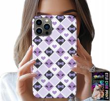 Etui Do Iphone 13 Pro Max - Modne Serca Kokardki Kokarda + Szkło