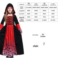 Girls' Halloween Vampire Witch Cosplay Costume Extra Large (XL)