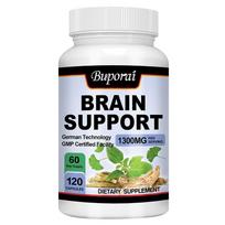 Purslane capsules, containing ginseng and ginkgo leaf extracts, 1300 mg, dietary supplement, suitable for both men and women. 120