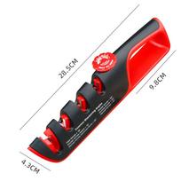 Scissors Knives Grinder Whetstone Tool 4-in-1 Knife Sharpener Professional Kitchen Grinding Machine Adjustable Angle 0 raudona