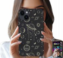 Etui Do Iphone 15 Plus - Kosmos Planety Gwiazdy Księżyc + Szkło