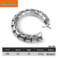 Snake-shaped ABS Wire Management Tube for Desk Cable Concealment
